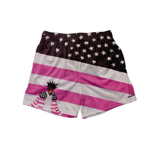 PINK TAPE SHORTS